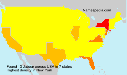 Surname Jabbur in USA Surname Jabbur in USA