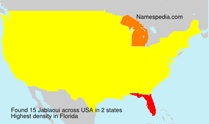 Surname Jablaoui in USA Surname Jablaoui in USA