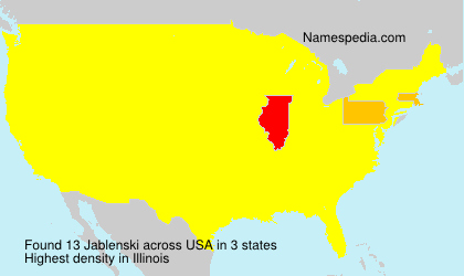 Surname Jablenski in USA Surname Jablenski in USA