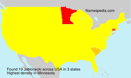 Surname Jablonecki in USA Surname Jablonecki in USA