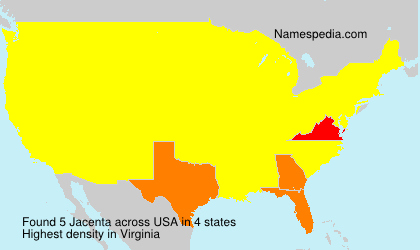 Surname Jacenta in USA Surname Jacenta in USA