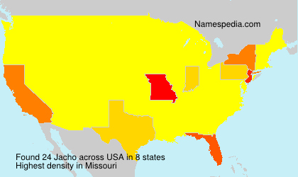 Surname Jacho in USA Surname Jacho in USA