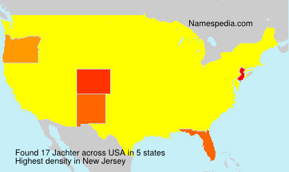 Surname Jachter in USA Surname Jachter in USA