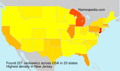 Surname Jackiewicz in USA Surname Jackiewicz in USA