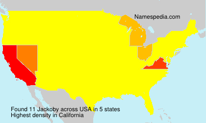 Surname Jackoby in USA