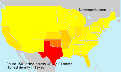 Surname Jacksn in USA Surname Jacksn in USA