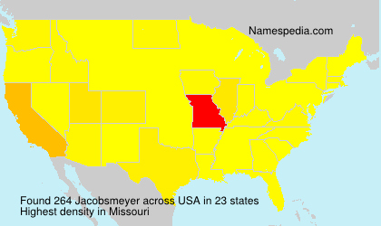 Surname Jacobsmeyer in USA Surname Jacobsmeyer in USA