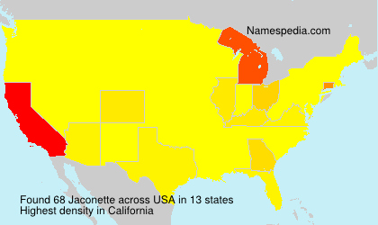 Surname Jaconette in USA Surname Jaconette in USA