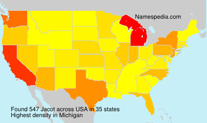 Surname Jacot in USA Surname Jacot in USA