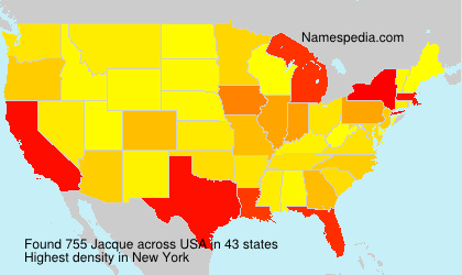 Surname Jacque in USA Surname Jacque in USA