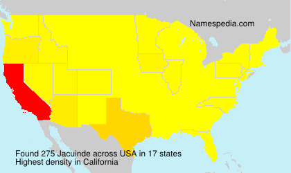 Surname Jacuinde in USA Surname Jacuinde in USA
