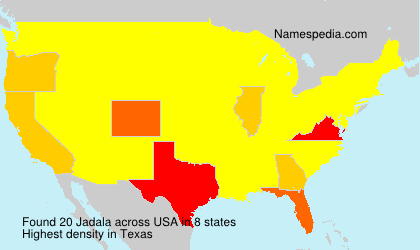 Surname Jadala in USA Surname Jadala in USA