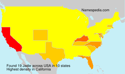 Surname Jadie in USA Surname Jadie in USA