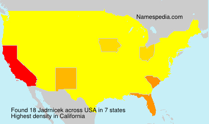 Surname Jadrnicek in USA Surname Jadrnicek in USA