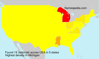 Surname Jadzinski in USA Surname Jadzinski in USA