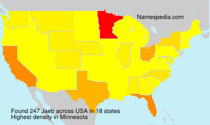 Surname Jaeb in USA