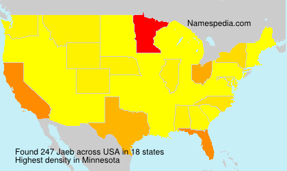 Surname Jaeb in USA Surname Jaeb in USA