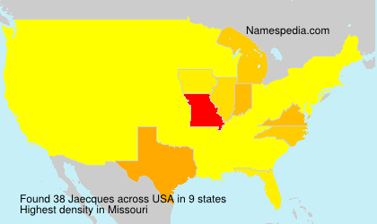 Surname Jaecques in USA Surname Jaecques in USA