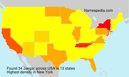 Surname Jaegar in USA Surname Jaegar in USA
