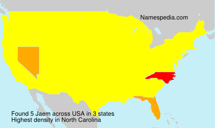 Surname Jaem in USA