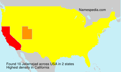 Surname Jafarnejad in USA Surname Jafarnejad in USA