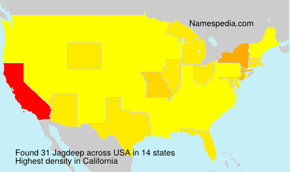 Surname Jagdeep in USA