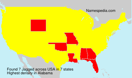 Surname Jagged in USA Surname Jagged in USA