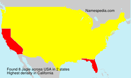 Surname Jagle in USA Surname Jagle in USA