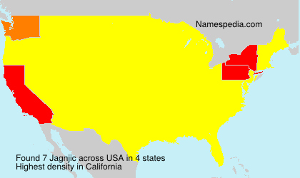 Surname Jagnjic in USA
