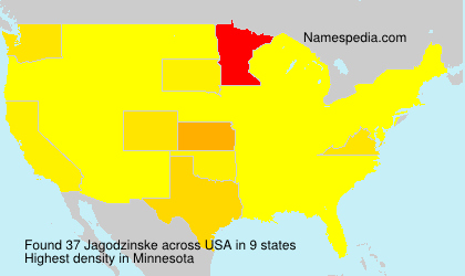 Surname Jagodzinske in USA Surname Jagodzinske in USA