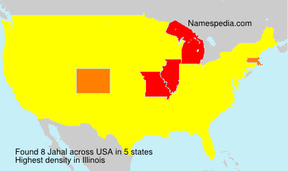 Surname Jahal in USA Surname Jahal in USA