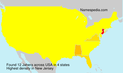 Surname Jahera in USA Surname Jahera in USA