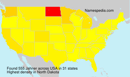 Surname Jahner in USA Surname Jahner in USA