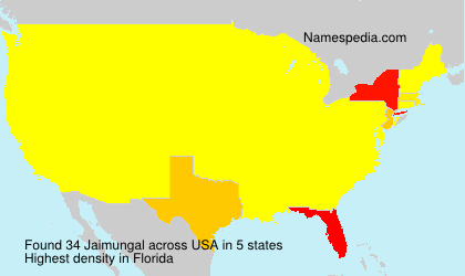 Surname Jaimungal in USA Surname Jaimungal in USA