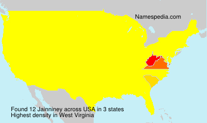 Surname Jainniney in USA