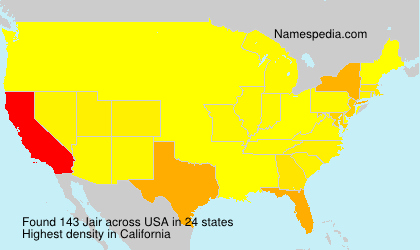 Surname Jair in USA Surname Jair in USA