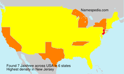 Surname Jaishree in USA Surname Jaishree in USA
