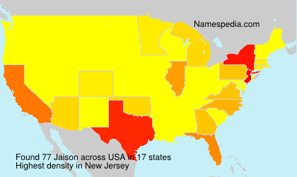Surname Jaison in USA Surname Jaison in USA