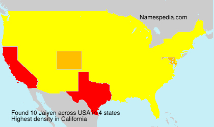 Surname Jaiyen in USA