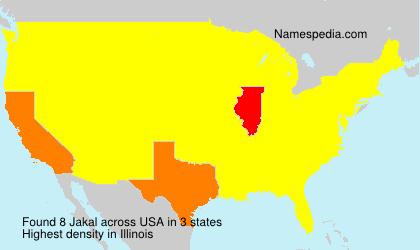 Surname Jakal in USA Surname Jakal in USA