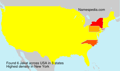Surname Jakat in USA Surname Jakat in USA