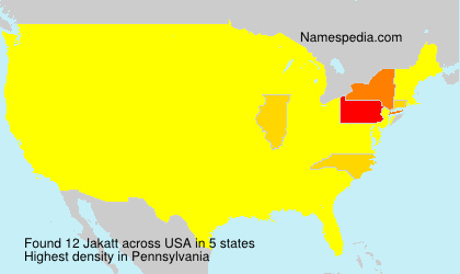 Surname Jakatt in USA Surname Jakatt in USA