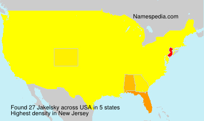 Surname Jakelsky in USA Surname Jakelsky in USA