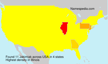 Surname Jakimiak in USA Surname Jakimiak in USA