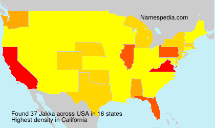 Surname Jakka in USA Surname Jakka in USA