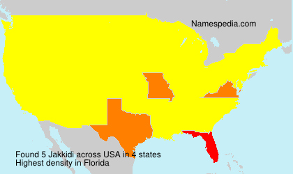 Surname Jakkidi in USA Surname Jakkidi in USA