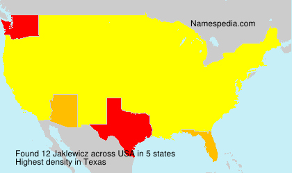 Surname Jaklewicz in USA Surname Jaklewicz in USA