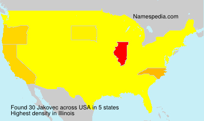 Surname Jakovec in USA Surname Jakovec in USA