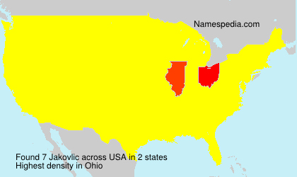 Surname Jakovlic in USA Surname Jakovlic in USA