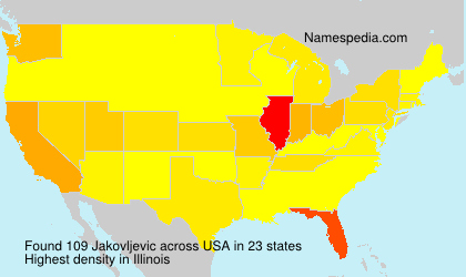 Surname Jakovljevic in USA Surname Jakovljevic in USA